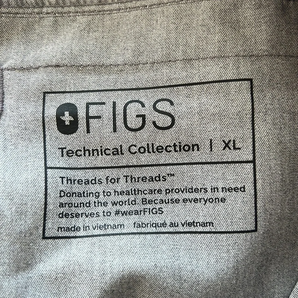FIGS Axim Scrub Pants Graphite Gray Men's XL 32